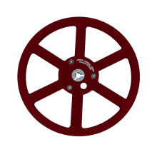 7inch Opening Machine with Reel 7inch Opening with Empty Metal Reel Red
