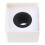 Microphone Logos Flag Station Square Shaped Interview KTV Mic Station Cube White 1