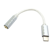 USB Type-C to 3.5mm/2.5mm/4.4mm Female Adapter Type C Headphone Cable 13cm A