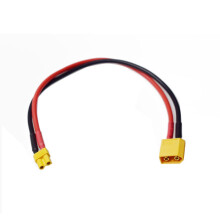 Flexible XT30 To XT60 System Connection Wire For Radio Controlled Machine Supply 50cm