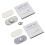 Notebook Laptop Computer Lock Security Cable Chain with for Key Notebook PC Silver gray 1
