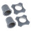 Anti-Roll Microphone Rings for Case for KTV,Recording Studio,Performance,Speech Grey 1