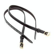 (36cm, Black) Blenheim Leather Spur Straps (Pack of 2)