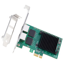 I350-T2 2 Port Gigabit Networking Card PCIE 1000Mbps Desktop Ethernet Nic Lan Card