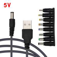 USB 5V to DC 5V 9V 12V Power Boost Line Adapter USB to DC Jack Round Hole Jack 5V