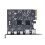 USB 3.0 Expansion Card Fast Speed Desktop Computer 5 Ports USB Adapter for PC BBB 1