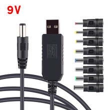 USB to DC 5V 9V 12V Step-up Adapter Connector for Router Speaker Mini Fan HUB 9V