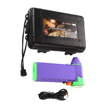 Handheld Air Duster Turbofan 110000RPM 4 Speeds Lightweighted for Car Interiors P urple