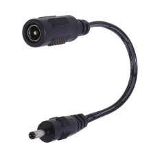 Flexible Cable 5521 Female to Male Charging Cord for Adaptable Power Connections 3.0x1.1mm