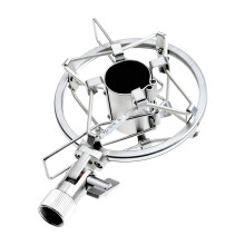Metal Recording Studio Clip Microphone Stand Shock Mount Aluminum