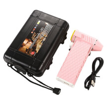Handheld Electric Air Duster Blower Fan 110000RPM 80W Power Dust Removal Drying P ink