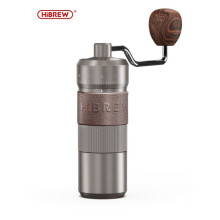 Moinho de café HiBREW G4B, configuração de duplo rolamento, mós de precisão usinadas por CNC.