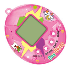 Game Console Electronic Animals Toy Digital Pets Game Machine for Kid Transparent powder