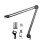 Adjustable Microphone Holder Desktop Microphone Stand Shock Mount 1Set Black B 1