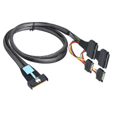 Highly Speed 50cm Server Data Transfer Cable for 8i To SFF 8639