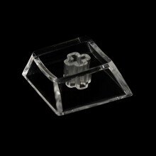 Durable PC Keycaps for Office and Gaming Keyboards for Gamers, White transparent R3