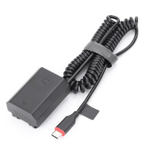 Convenient Camera Power Cable Type-C to NP FZ100 Dummy Battery for A1 A7C A7III