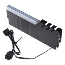 Memory Heatsink RAM Heat Dissipation Radiator Cooler Vest ARGB Light Heat Sink Black