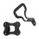 Wall Speaker Bracket for WiiM Sound Lite Speaker Tidy Study Organization Rack black 1