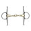 (5.5in, Brass) Shires Brass Lozenge Horse Snaffle Bit 1
