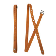 (61cm, Tan) Velociti Lusso Logo Horse Stirrup Leathers