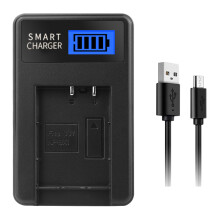 Portable LCD Screen Display Camera Battery Charger for Cyber shot DSCRX100