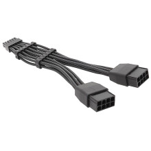 Two PCIe 8Pin Female to 12Pin Male GPU Power Adapter Cable for RTX3080 3090