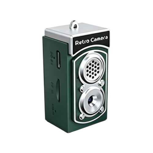Mini Digital Camera with Small Display for Campus and Daily Use Green
