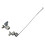 Left + Right LCD Screen Hinges for IBM for Thinkpad T400 R400 series Hinges 1