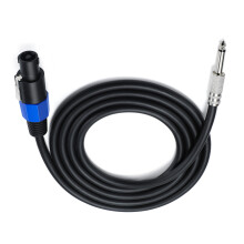 Speaker Cable Speakon Male Connector to 6.35mm 1/4" Male TS Speaker Cable 6