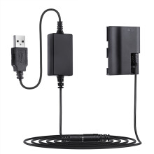 USB to DR E6 for LP E6 ACK-E6 Dummy Battery Power for 5D Mark II III 5D2 5D3 6D