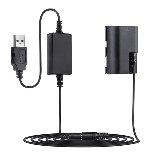 USB to DR E6 for LP E6 ACK-E6 Dummy Battery Power for 5D Mark II III 5D2 5D3 6D