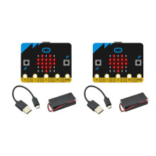 2X Micro:Bit V1.5 Płytka Rozwojowa Micro:Bit Inteligentny Zestaw Samochodowy/Qtruck/Python Edukacja Programowalny Robot BBC Microbit dla