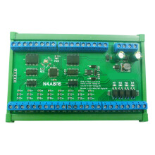 RS485 Remote I/O Module Data Acquisition Device for 12V/24V N4A8I16 with DIN rai
