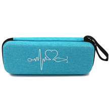 Portable Travel Stethoscope Box Household Fall-proof Storage Bag for Nurses Sky Blue