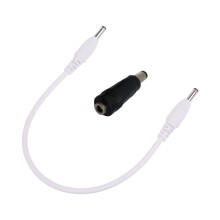 Reliable 3.5x1.35mm Extension Cable 5.5x2.5mm Adapter for Electronic Devices