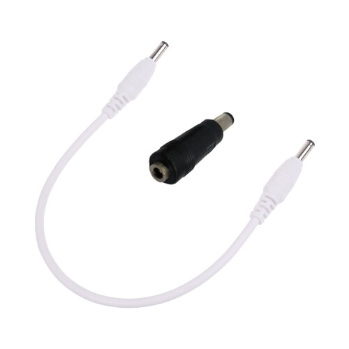 Reliable 3.5x1.35mm Extension Cable 5.5x2.5mm Adapter for Electronic Devices