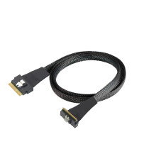 SFF-8654 8i to SFF-8654 8i Data Cable for Rack Equipment Cabling Tasks 80cm