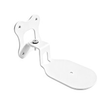 Home Theater Speaker Wall Mount with Support Shelf and Turning Knob White