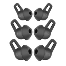 Silicone Ear Plugs Kit for Freelace Pro Sports Headphone Silicone Earbud Hooks Black