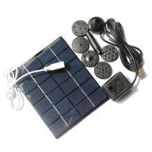 2W Solar Powered Fountain Solar Powered Oxygenator Mini Aquarium Air Pump