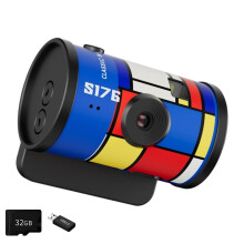 Mini Camera Set with 1080P Video and Pocket Carry Design for Travel Blue