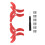 Bladee Propellers 3032S Bladee Propellers for Avata 2 Drones Quadcopter Red 1