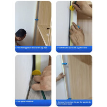 Wardrobe Closing Board Clip 16-18mm Jigs Closing Fixing Clip Carpentry Closing Fixed Clamp Tool Wood Marking Fixture-B