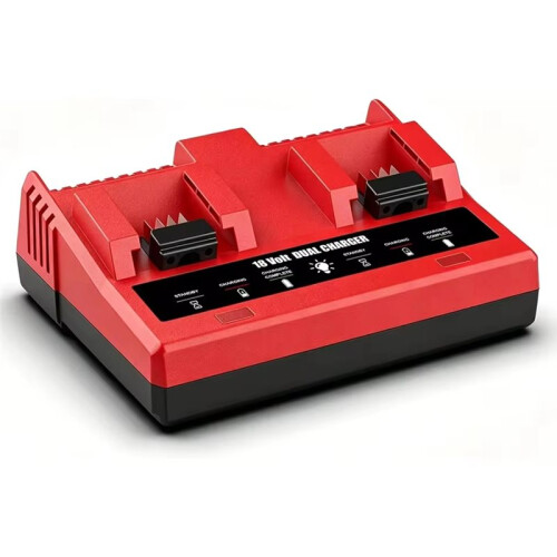 Fast Charging Dual  3A Battery Charger EU Plug for  M18 Lithium Batteries