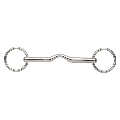 (4.5in, Silver) Shires Magic Horse Loose Ring Snaffle Bit