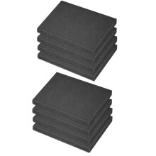 12 Pcs 16 X 12 X 0.5" Polyethylene Foam Sheet Thick Black Packing Foam Padding Customizable PE Board Cushion Inserts