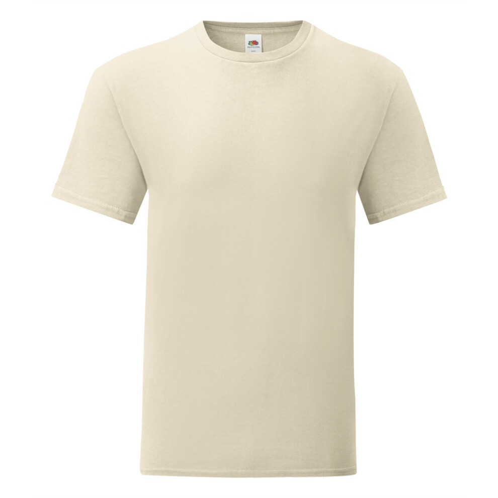 Fruit Of The Loom (Xxl, Natural) Mens Iconic T-Shirt