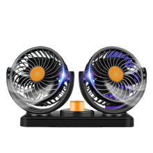 360 Degree All-Round Adjustable Auto Air Cooling Dual for Head Fans Quiet Small pair 24V
