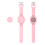 Soft Silicone Strap for SmartTag Locator Case Anti-Scratch Cover ShellsWatchband Pink 1